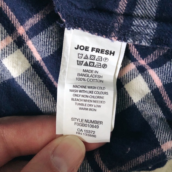 Plaid Peplum Top, 12-18M, Joe Fresh - Picture 6 of 6